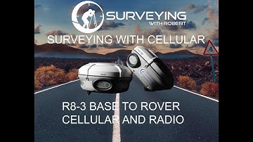 Surveying with a R8 3  base and rover using cellular and radio at the same time