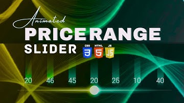 Create an Animated Price Range Slider with HTML, CSS & JavaScript | Smooth UI Tutorial