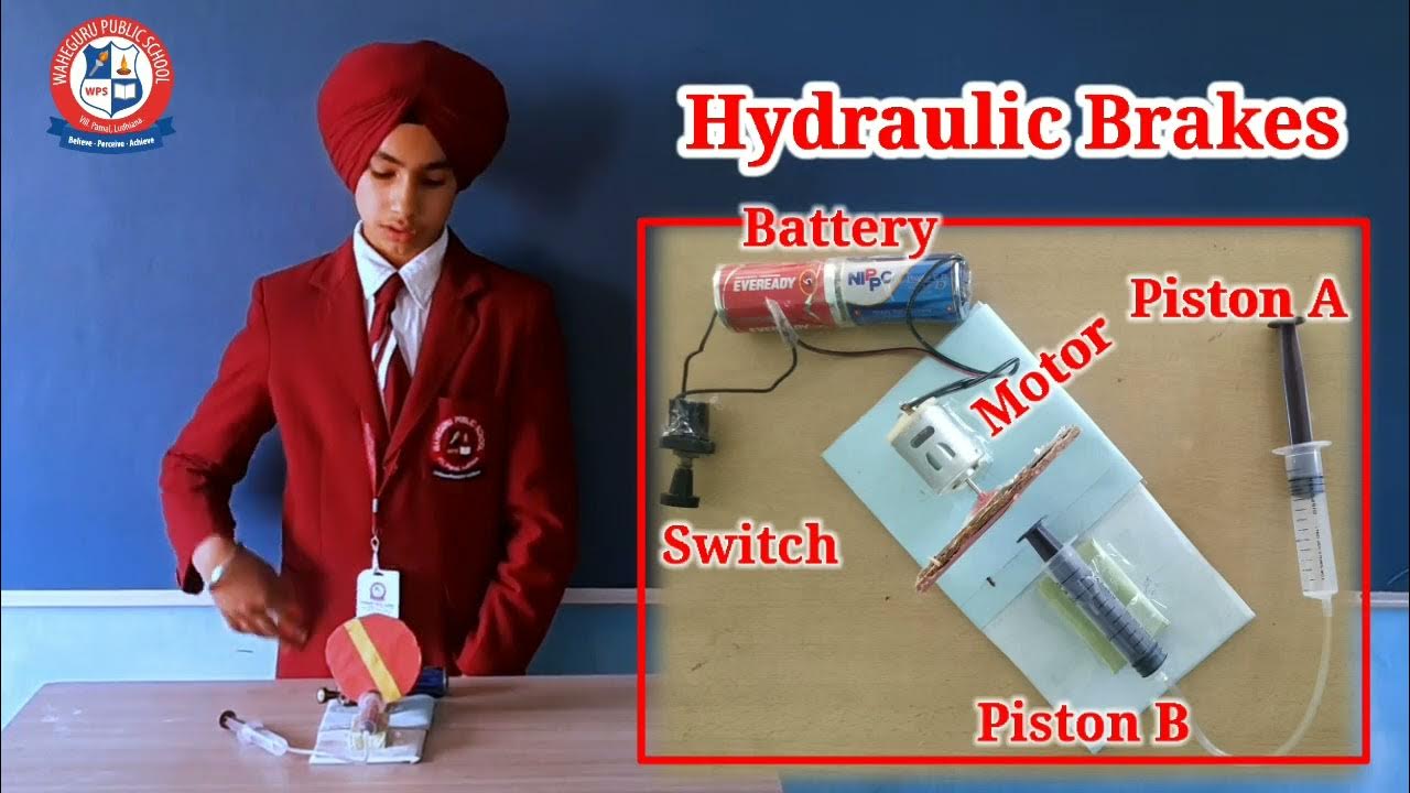 How does hydraulic brakes work? Hydraulic brake project by wps student