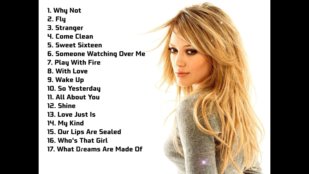 HILARY DUFF GREATEST PLAYLIST