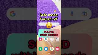 How to turn off Safe mode !!!Downloaded app disabled 😵Solved!!
