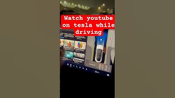 Watch YouTube on Tesla while driving. #tesla #teslamodel3 #teslamodely #cars #fy #car #fyp