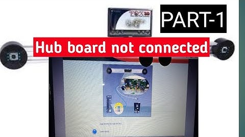 How to Repair  Problem Hubboard not connected | Fox-3D Wheel Alignment Part - 1