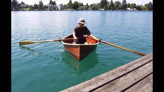 One Sheet Baby Boat, Part 2 - Solo Rowing