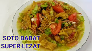 Resep Soto Babat Tanpa Santan ‼️ rasanya enak dan gurih kuahnya seger banget