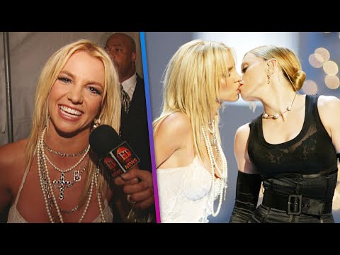 Vmas madonna kiss: britney spears and christina aguilera react (flashback)