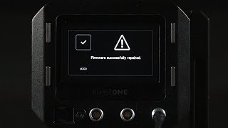 Resetting the firmware on the IXG Camera System | Phase One