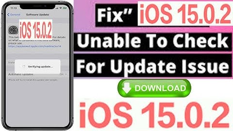 Fix iOS 15.0.2 Update Not Showing Up on iPhone || Your Software is Up to Date || iOS 15.0.2 Update