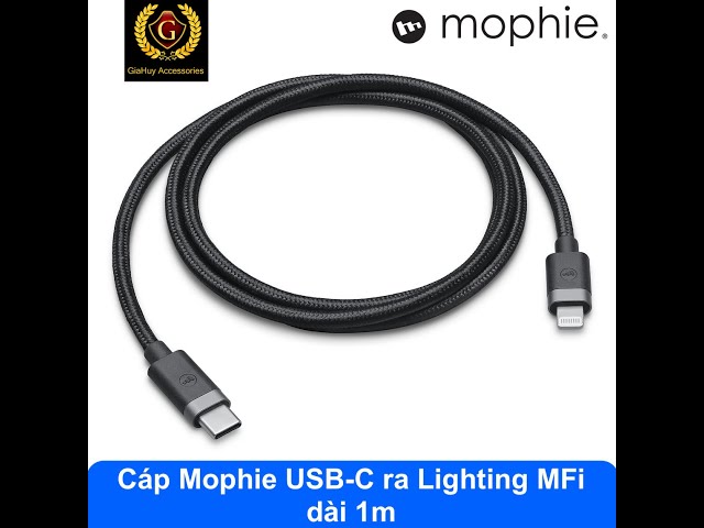 Cáp MoPhie USB-C ra Lightning MFi dài 1m
