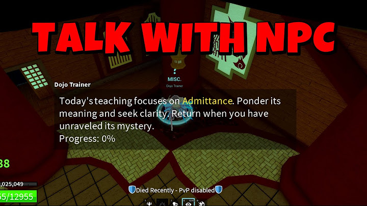 How To TALK to NPCS At DRAGON DOJO In Blox Fruits! NEW UPDATE!
