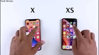 iPhone X vs iPhone XS Speed Test & Ram Management