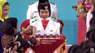 [2018 亚运会]袁心玥 Yuan Xinyue 雅加达亚运会 Jakarta Asian Games 女排颁奖典礼 Women Volleyball Award Ceremony