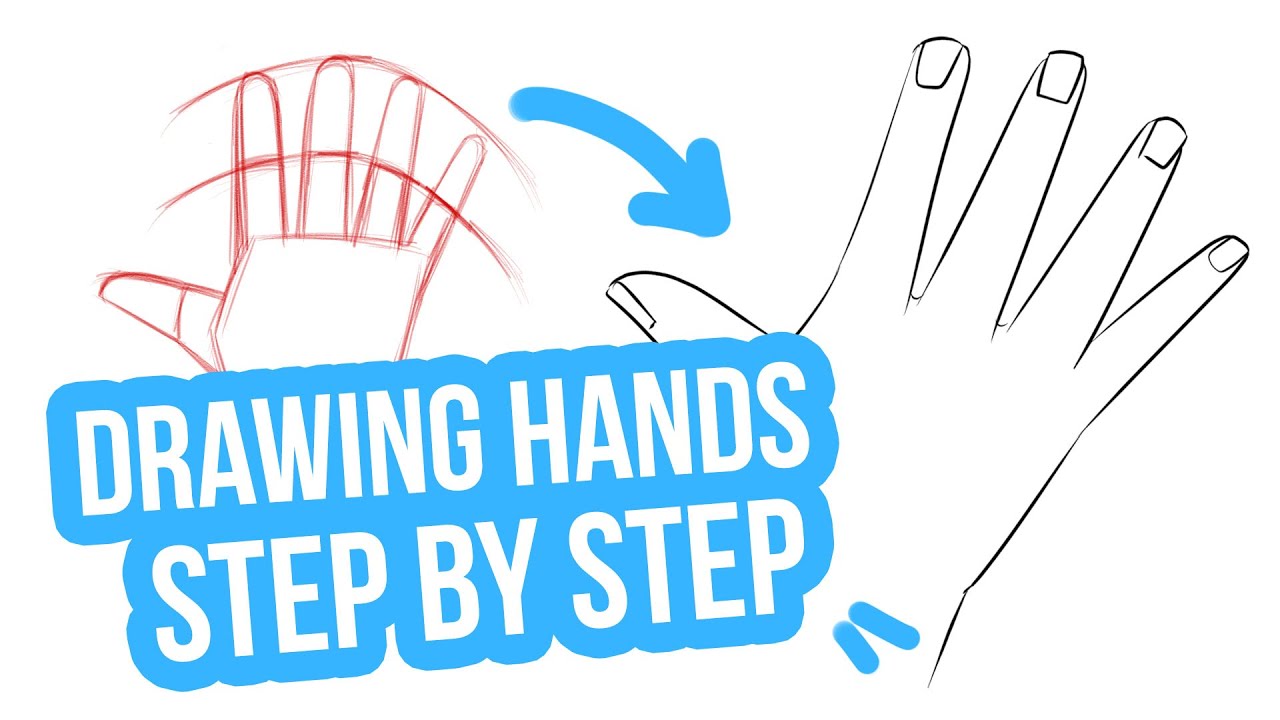 How To DRAW CARTOON HANDS EASILY For Beginners - Complete Drawing ...