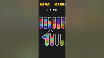 Water Sort Puzzle Level 520 Walkthrough Solution Android/iOS 💦