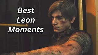 Leon's Best Moments in Resident Evil 2 Remake (Cutscenes + Dialogues)