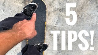 5 Tips That Will DRASTICALLY Improve Your Mini Ramp Skating!