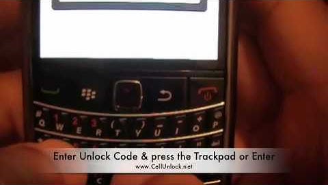 How to Unlock Blackberry Bold 9650 Unlocking Remotely by Code Verizon AT&T T-Mobile | CellUnlock.net