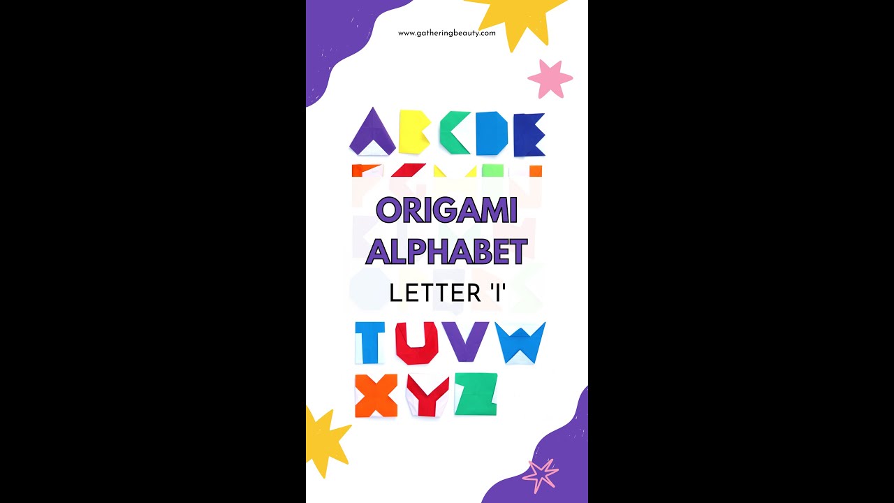 Origami Alphabet (Letter K)
