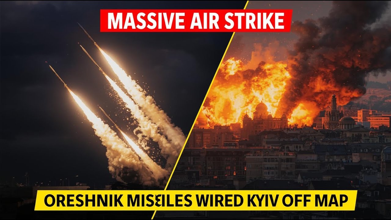 Finally Russia Bombed KYIV! Russian Oreshnik Missile Strikes Wiped Kyiv off the map of Ukraine!