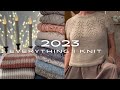 Everything i knit in 2023 ranunculus salty air tee ilha sweater fashionover50 winter