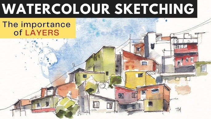 Watercolor Wednesday 01 : Materials for Urban Sketching - PLOT