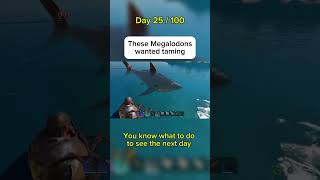 100 Days to Beat EVERY Alpha Boss on The Island - Day 25 - Shark Taming!