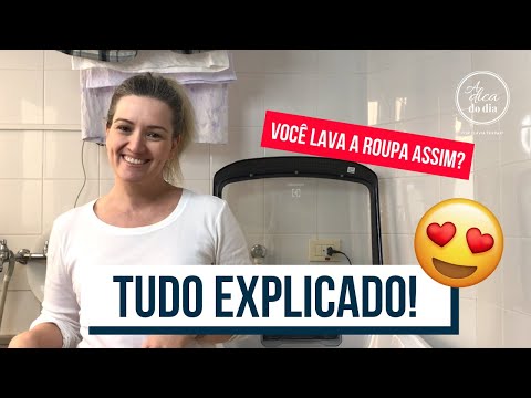 Vídeo: Dicas Para Lavar Com Máquina De Lavar