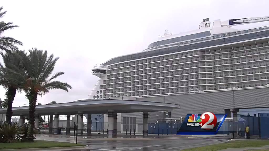 Largest ship ever docked at Port Canaveral arrives YouTube