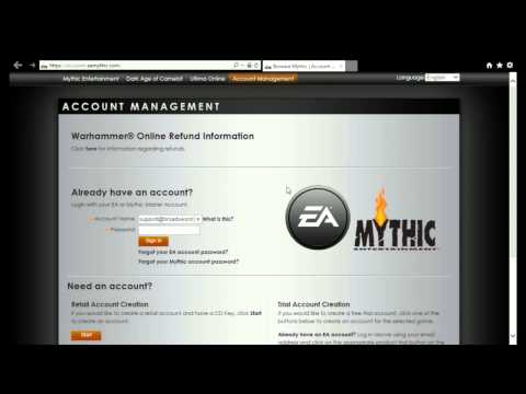 DAOC Tutorial: Account Recovery