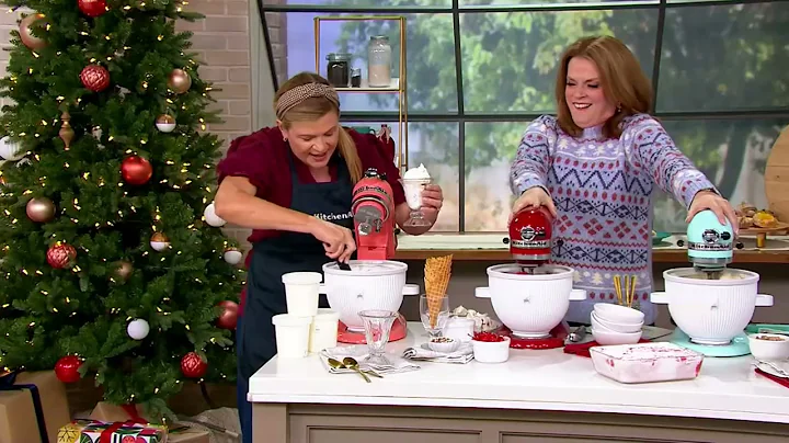 KitchenAid Ice Cream Maker Attachment w/ Ice Cream Scoop on QVC
