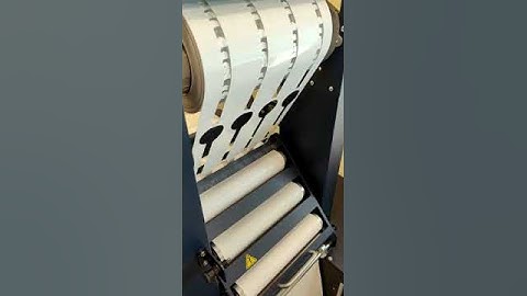 Die-cutting various label shapes @3labels - Get your labels today #shorts