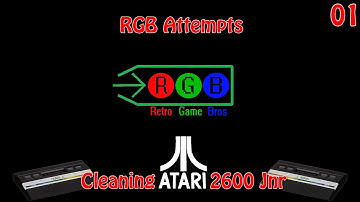 RGB Attempts: Cleaning Atari 2600 Junior (Part 1)