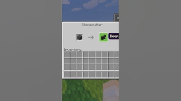 How to Make Deepslate Tile Walls With a Stone Cutter in Minecraft #Shorts