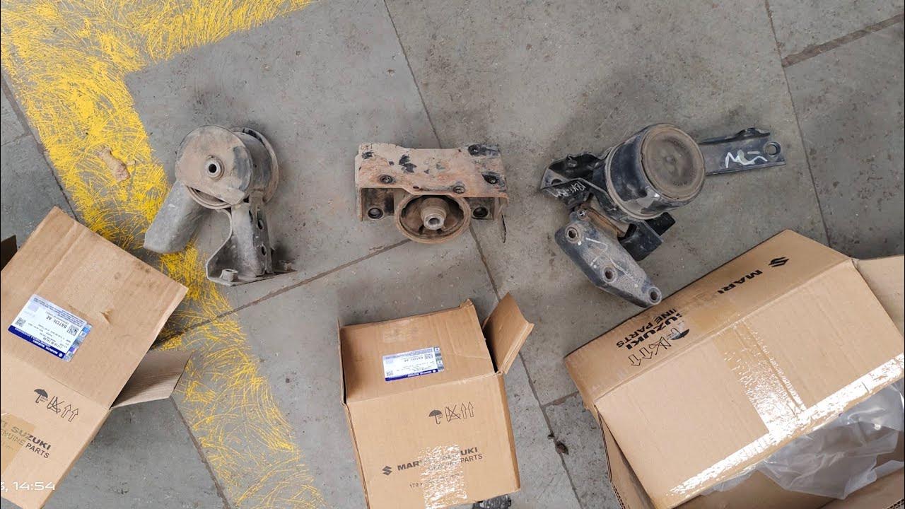 Maruti Swift Dzire Engine Mount Change ll Engine Foundation Vibrate YouTube