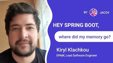 Hey Spring Boot, where did my memory go? | JaCoV | EN