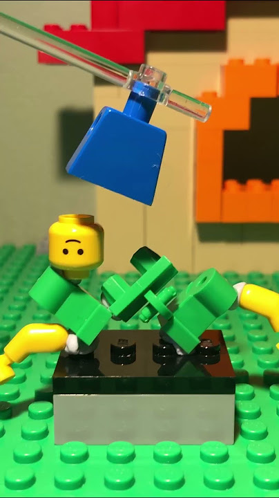 How to make a LEGO Roblox Noob Minifigure! #shorts 