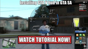 How to install GTA V Hud in GTA San Andreas | Complete Guide 100% | Easy Tutorial