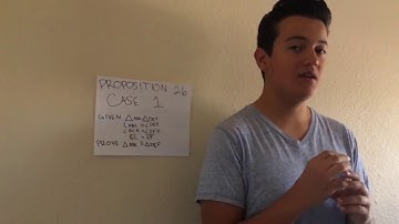 Euclids elements Book 1 Proposition 26 Case 1