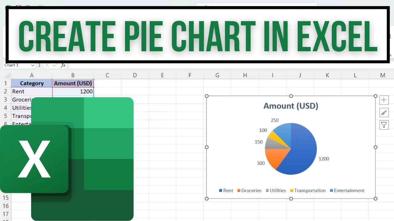 How to Create a Pie Chart in Excel - YouTube