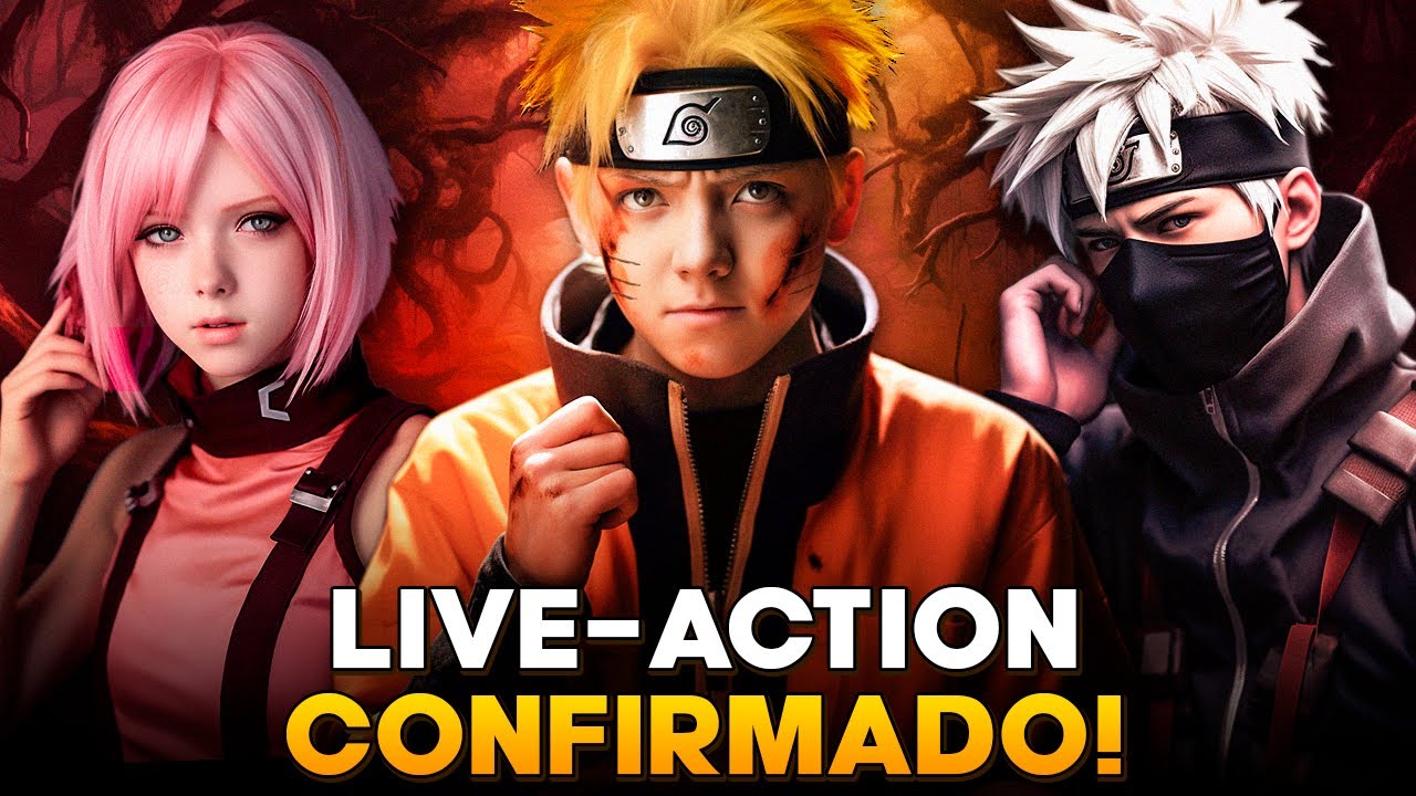 VAZOU!  LIVE-ACTION DE NARUTO CONFIRMADO 