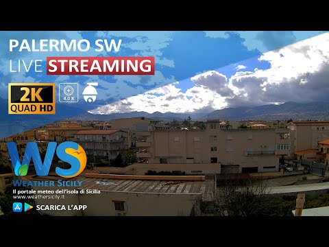 Capaci View toward Torretta live cam preview