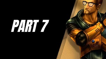 HALF LIFE 1 Walkthrough Gameplay Part 7 - ON A RAIL