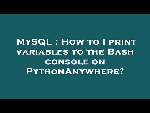 MySQL : How