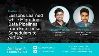Lessons Learned while Migrating Data Pipelines from Enterprise Schedulers to Airflow