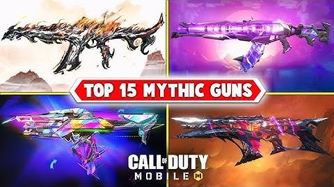ALL 26 Mythic Guns In COD Mobile  EVERY Mythic Weapons Inspection & Kill Effects In CODM  ULTRA HD