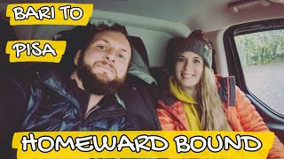 Driving Across Italy 🇮🇹 | Bari to Pisa Road Trip (Journey Home)