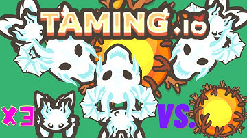 Taming.io - 3 Dragon Fairys VS. Dragon Egg #tamingio #iogames