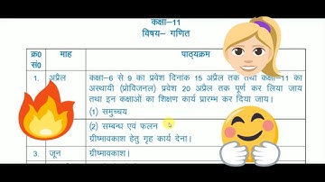 कक्षा 11 गणित सिलेबस कैसे समाप्त करें ?
