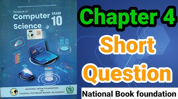 Class 10 Computer Science  Chapter 4  Data and Analysis Short Questions  NBF Book