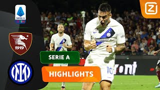 Martínez Geeft Een Ware Mastercl Salernitana Vs Inter Serie A 202324 Samenvatting